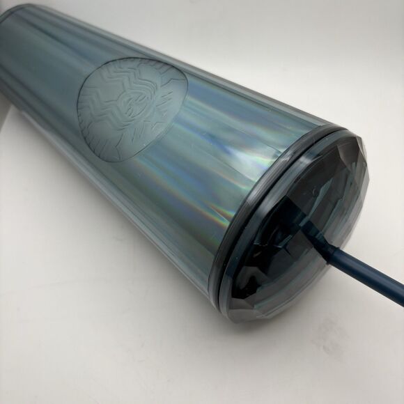Starbucks DOME VENTI Fall Halloween 2022 OCEAN KALEIDOSCOPE Blue Green - Picture 3 of 6